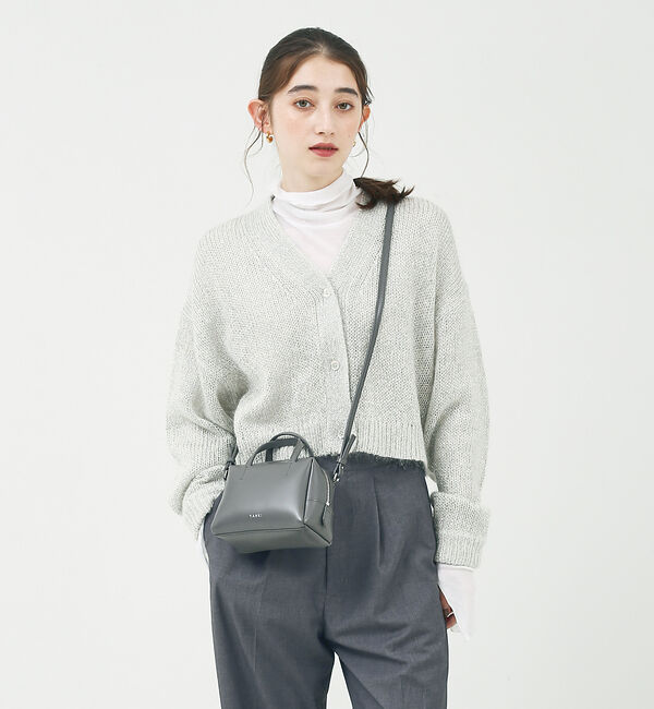 Rouge vif「ラメ&times;モヘアニット カーディガン」|カーディガン|