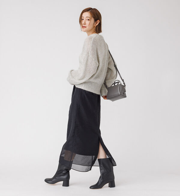 Rouge vif「ラメ&times;モヘア ニットプルオーバー」|ニット・セーター|