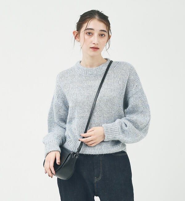 Rouge vif「ラメ&times;モヘア ニットプルオーバー」|ニット・セーター|