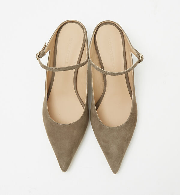 Rouge vif「【BRENTELLA/ブレンテッラ】MARIEポインテッドミュール」|パンプス|