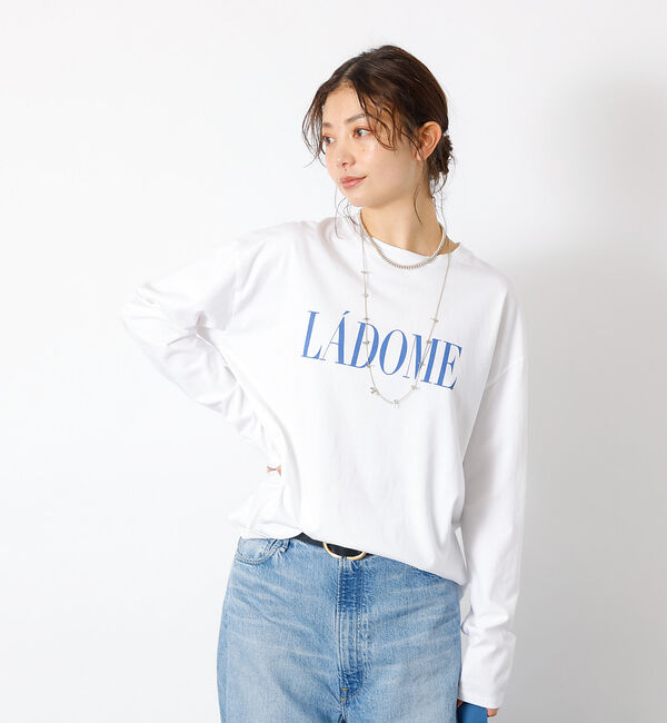 Rouge vif「別注【MICA&DEAL /マイカアンドディール】LADOME プリントロンT」|Tシャツ・カットソー|