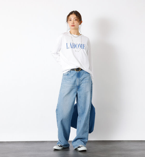 Rouge vif「別注【MICA&DEAL /マイカアンドディール】LADOME プリントロンT」|Tシャツ・カットソー|