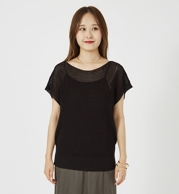 Rouge vif「【２点セット！】【一部店舗限定】マルチWAYニット&times;キャミワンピース SET」|ワンピース|