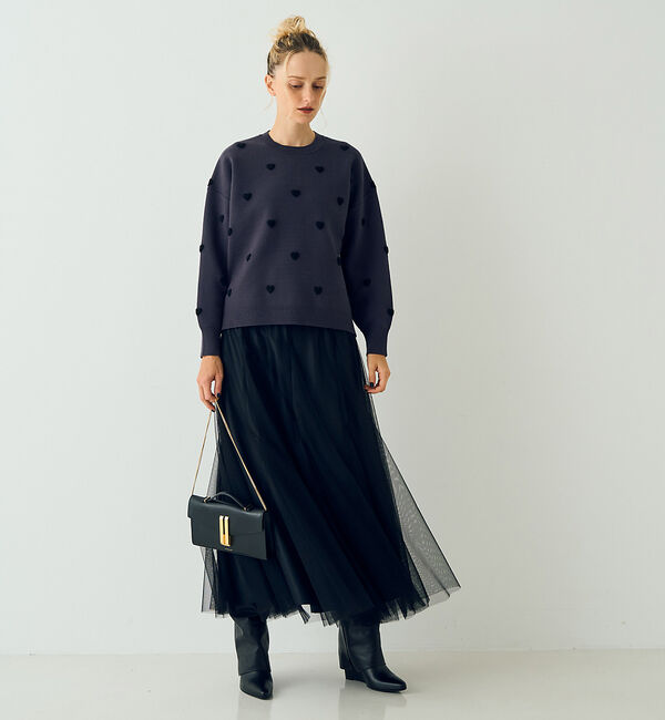 Rouge vif「【追加】チュールマチフレアスカート」|スカート|