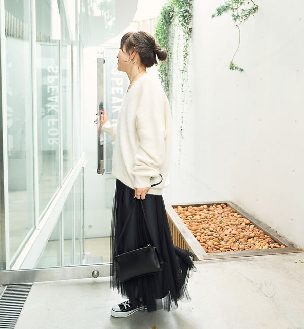 Rouge vif「【追加】チュールマチフレアスカート」|スカート|