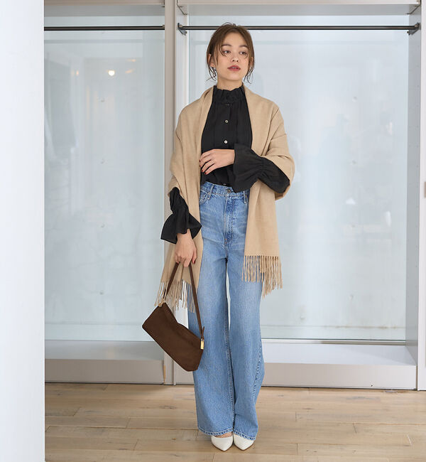 Rouge vif「フリルカラーシアーブラウス」|シャツ・ブラウス|