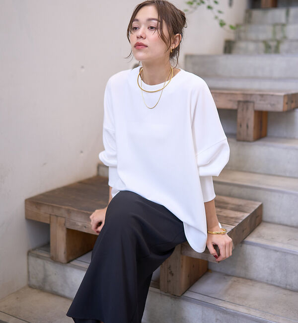 Rouge vif「ダンボールフォルムプルオーバー」|Tシャツ・カットソー|