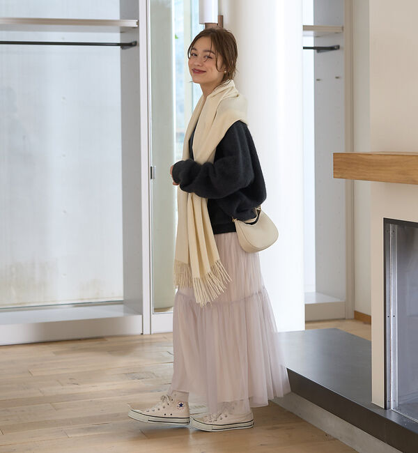 Rouge vif「リバーシブル２WAYチュールスカート」|スカート|