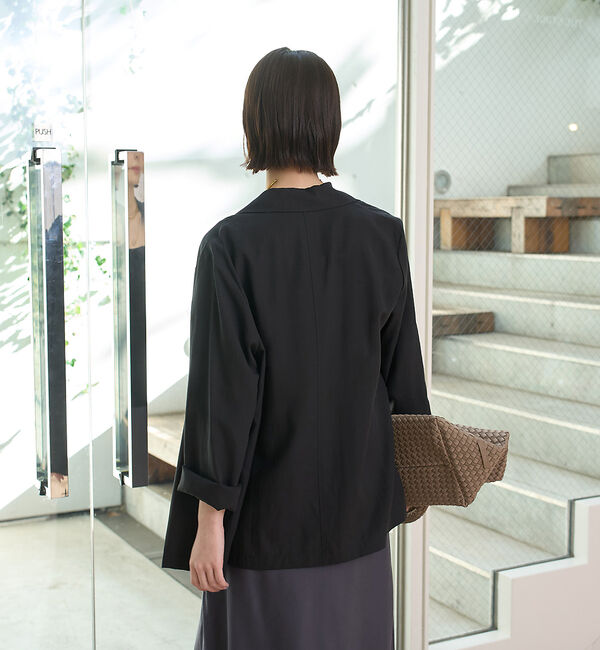 Rouge vif「エアリーシャツジャケット」|テーラードジャケット|