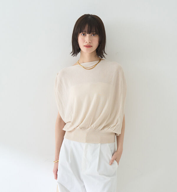 Rouge vif「ドレープニットプルオーバー」|ニット・セーター|