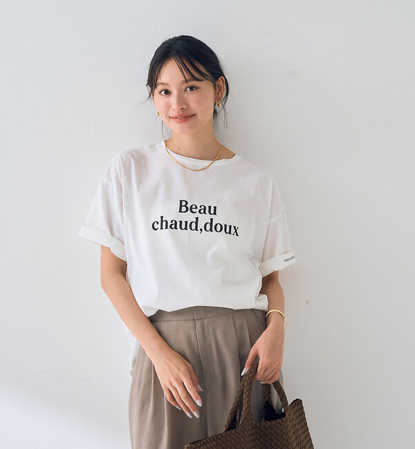 Rouge vif「ターンバックロゴTシャツ」|Tシャツ・カットソー|