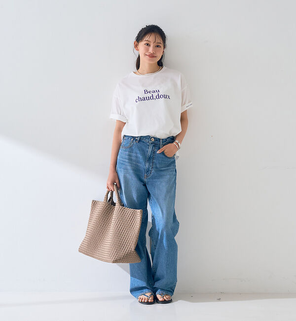 Rouge vif「ターンバックロゴTシャツ」|Tシャツ・カットソー|