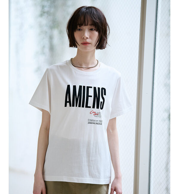 Rouge vif「別注【La Hutte / ラ ユット】フロッキー &times; 刺繍 ロゴTシャツ /」|Tシャツ・カットソー|