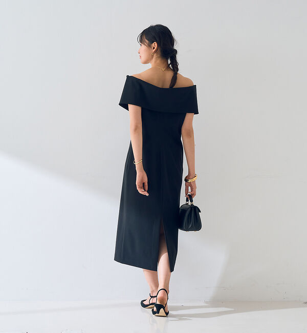 Rouge vif「【撥水】大衿トリコットワンピース」|ワンピース|