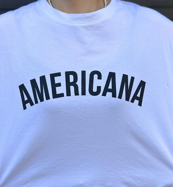 Rouge vif「【AMERICANA&times;MICA＆DEAL/ アメリカーナ&times;マイカ】fill te」|Tシャツ・カットソー|
