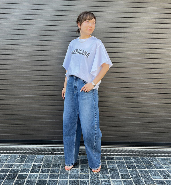 Rouge vif「【AMERICANA&times;MICA＆DEAL/ アメリカーナ&times;マイカ】fill te」|Tシャツ・カットソー|