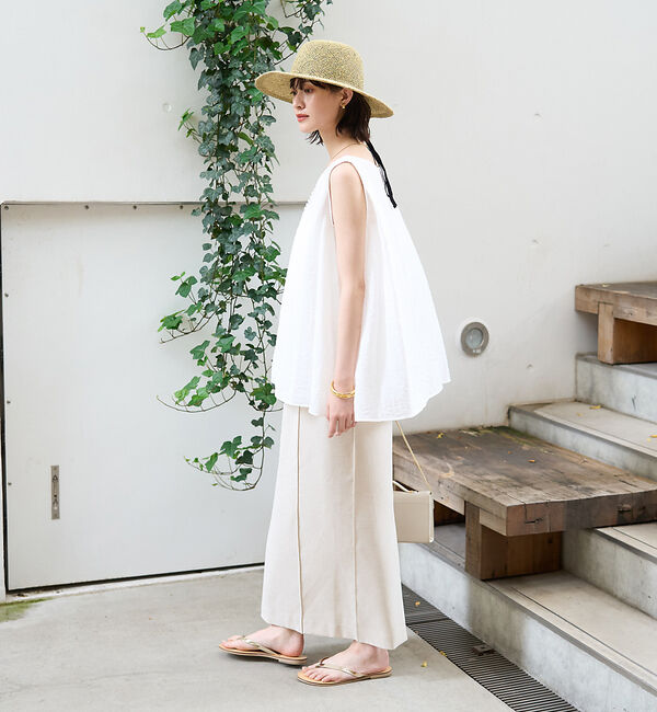 Rouge vif「前後2WAYノースリパールブラウス」|シャツ・ブラウス|