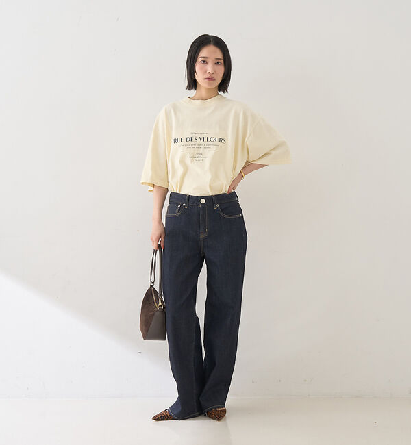 Rouge vif「ピグメントロゴBIG Tシャツ」|Tシャツ・カットソー|