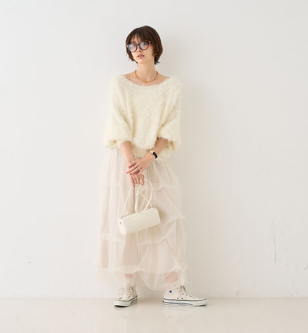 Rouge vif「【一部店舗限定】チュールフォルムスカート」|スカート|