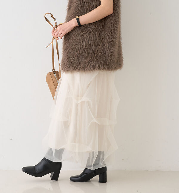 Rouge vif「【一部店舗限定】チュールフォルムスカート」|スカート|