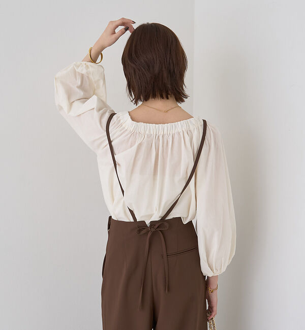 Rouge vif「ローンオフショルブラウス」|シャツ・ブラウス|