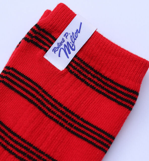 Rouge vif「【Robert P.Miller/ロバートピーミラー】1Pソックス クルー/靴下」|ソックス|