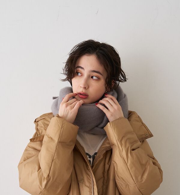 Rouge vif「【一部店舗限定】ボリュームフリンジマフラー/ストール」|マフラー|