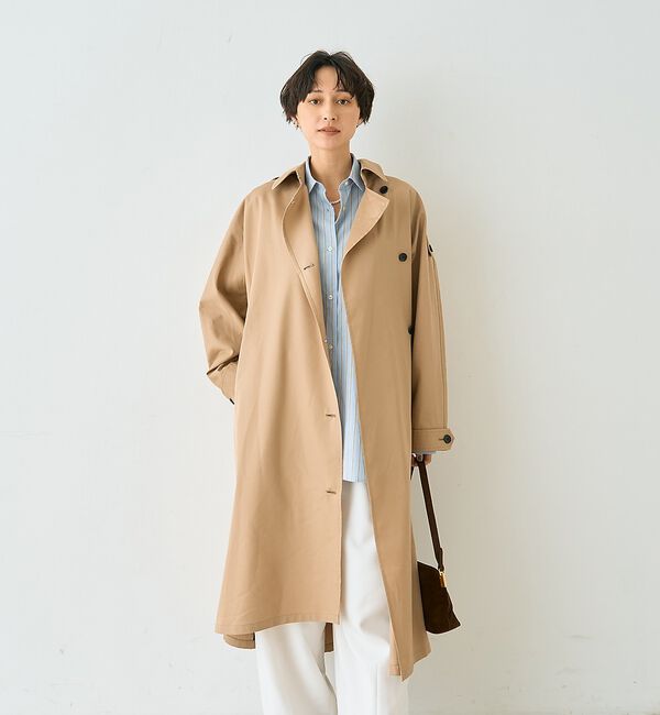 Rouge vif「【2サイズ展開】撥水NEWロングトレンチコート」|トレンチコート|