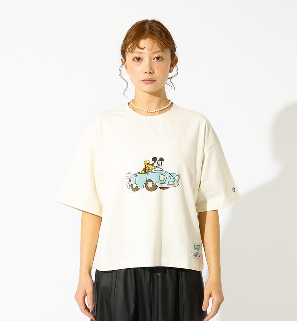 Rouge vif「【DISCUS/ディスカス】DISCUS&times;Disneyコラボ Tシャツ/半袖/デ」|Tシャツ・カットソー|