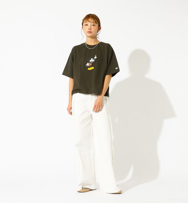 Rouge vif「【DISCUS/ディスカス】DISCUS&times;Disneyコラボ Tシャツ/半袖/デ」|Tシャツ・カットソー|