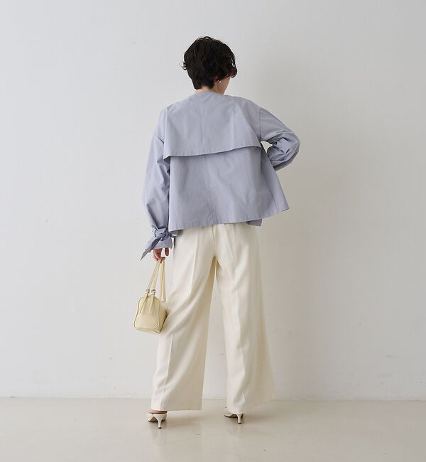 Rouge vif「【撥水・防花粉加工】【一部店舗限定】キャンディスリーブショートトレンチコート【予」|トレンチコート|