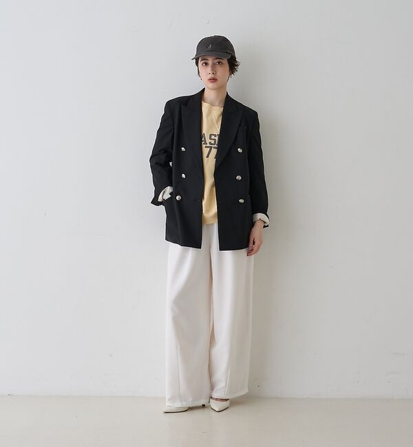 Rouge vif「メンズライクダブルジャケット【予約】」|テーラードジャケット|