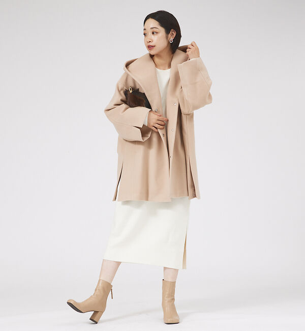 qualite「スリットニットワンピース」|ワンピース|