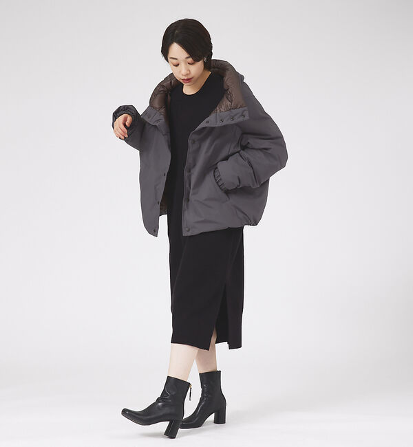 qualite「スリットニットワンピース」|ワンピース|