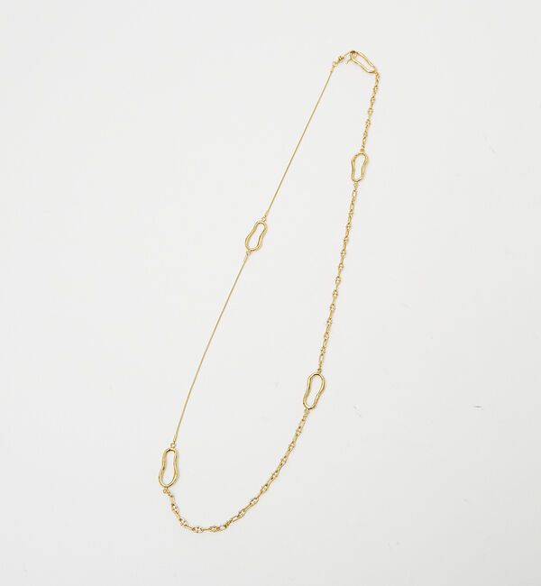 qualite「【ADER.bijoux】ダブルチェーンレイヤーネックレス」|ネックレス|