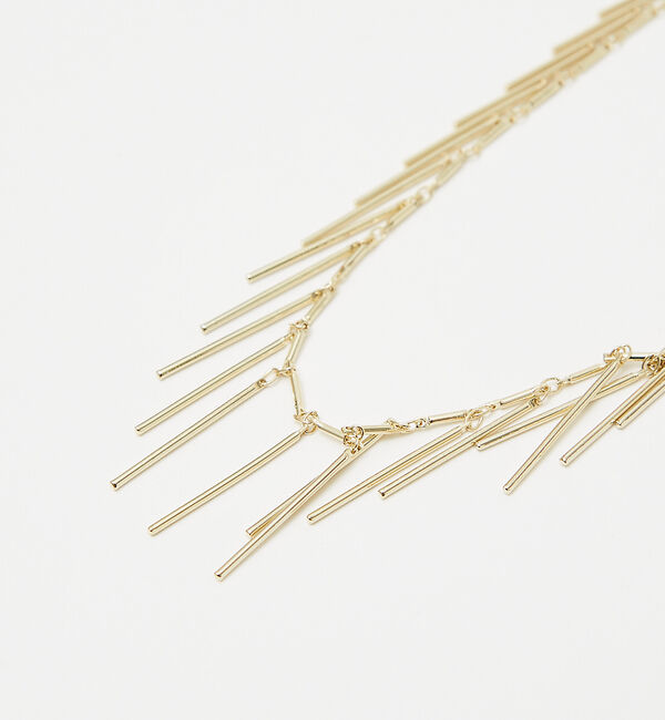 qualite「フリンジチェーンネックレス」|ネックレス|