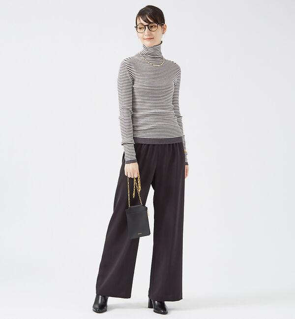 qualite「【日本製/2024AW】シームレスタートルニット」|ニット・セーター|