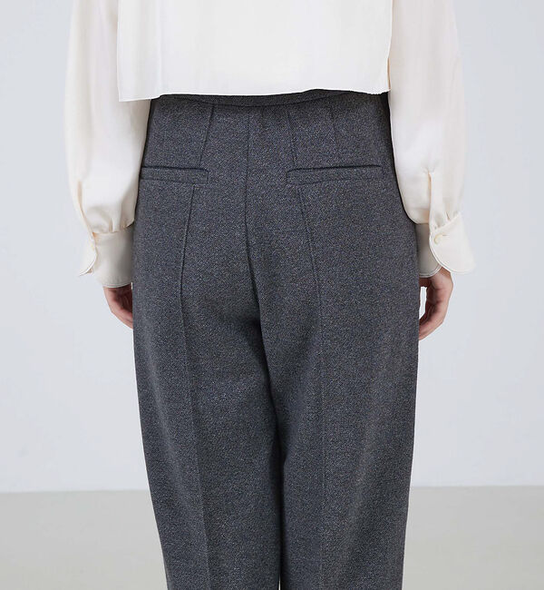 qualite「【セットアップ対応】ツイルジャージパンツ」|スラックス|