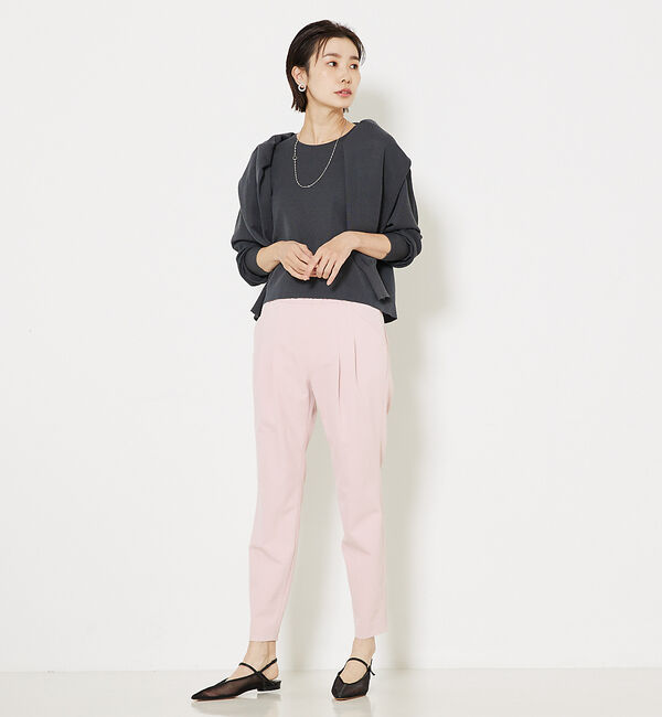 qualite「【25SS】2WAYストレッチタックパンツ」|その他|