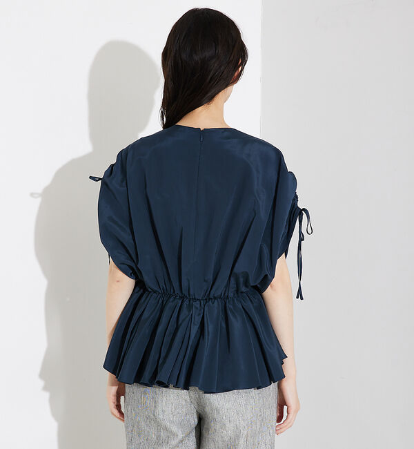 qualite「ボリュームギャザータックTOP」|シャツ・ブラウス|