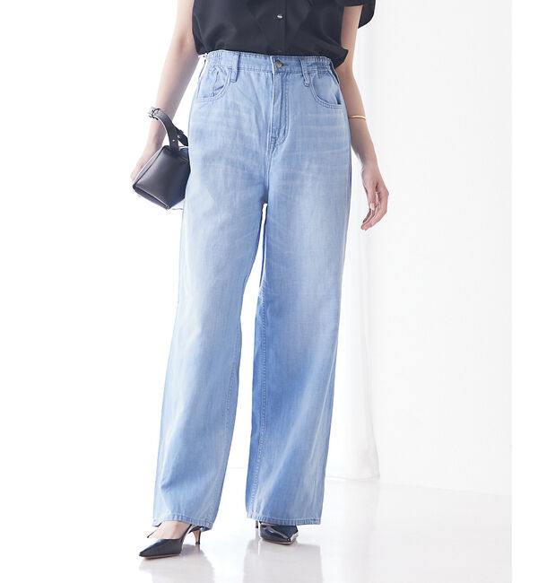 qualite「【Healthy DENIM】Breezy PinkPepper ストレートデニ」|デニム|