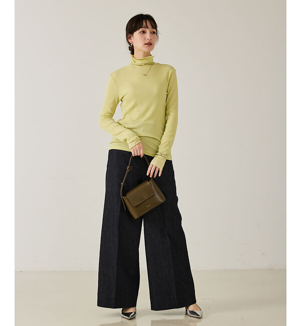 qualite「シルクMIXテレコプルオーバー」|ニット・セーター|