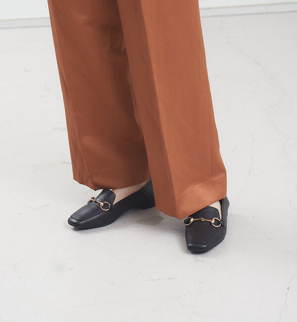 AU BANNISTER「バブーシュビットモカスクエアシューズ」|ローファー|