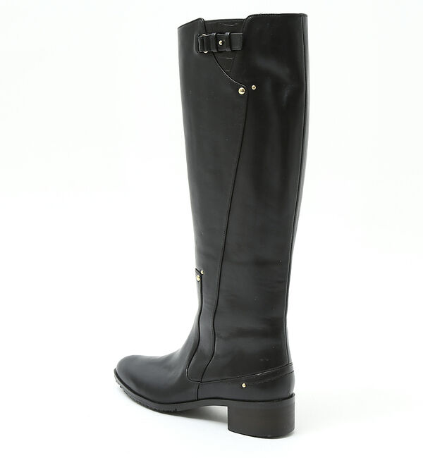 AU BANNISTER「【スノーソール】切り替えフラットロングブーツ」|ショートブーツ|