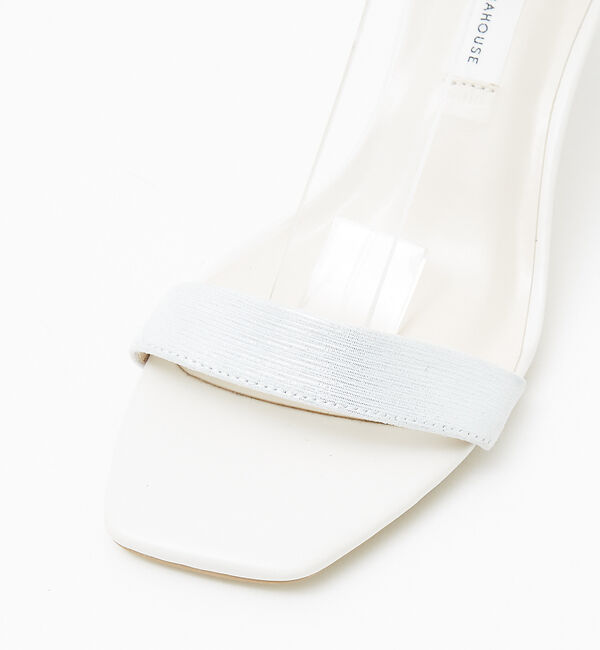 AU BANNISTER「アンクルストラップ スクエアトゥサンダル」|サンダル|