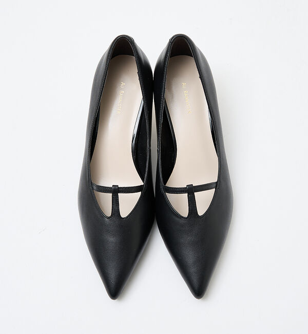 AU BANNISTER「Ｔストラップ メタルヒールパンプス」|パンプス|