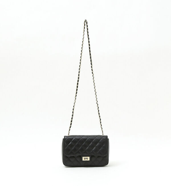 LOWELL things「SOEUR/キルティングミニショルダーBAG」|ショルダー・メッセンジャー|ブラック