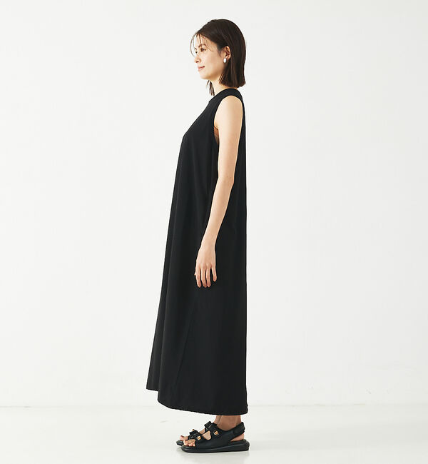 abahouse mavie「【大人のいちまんワンピ】ナイロンストレッチバルーンワンピ」|ワンピース|