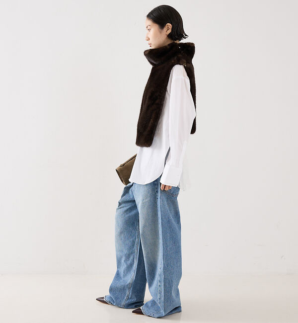 The Store by C' 「【COCUCA】フェイクファーベスト」|ダウンベスト・ベスト|