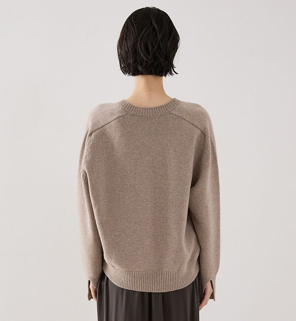 The Store by C' 「【ROHE】 V-neck Sleeve Wrap Jumper／2wayVネッ」|ニット・セーター|